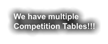 We have multiple Competition Tables!!!